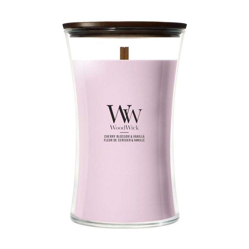 WoodWick-Kerze, groß, Cherry Blossom & Vanilla