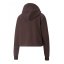 Puma Cyber Cropped Hoodie für Damen - Farbe: Braun, Größe: XS