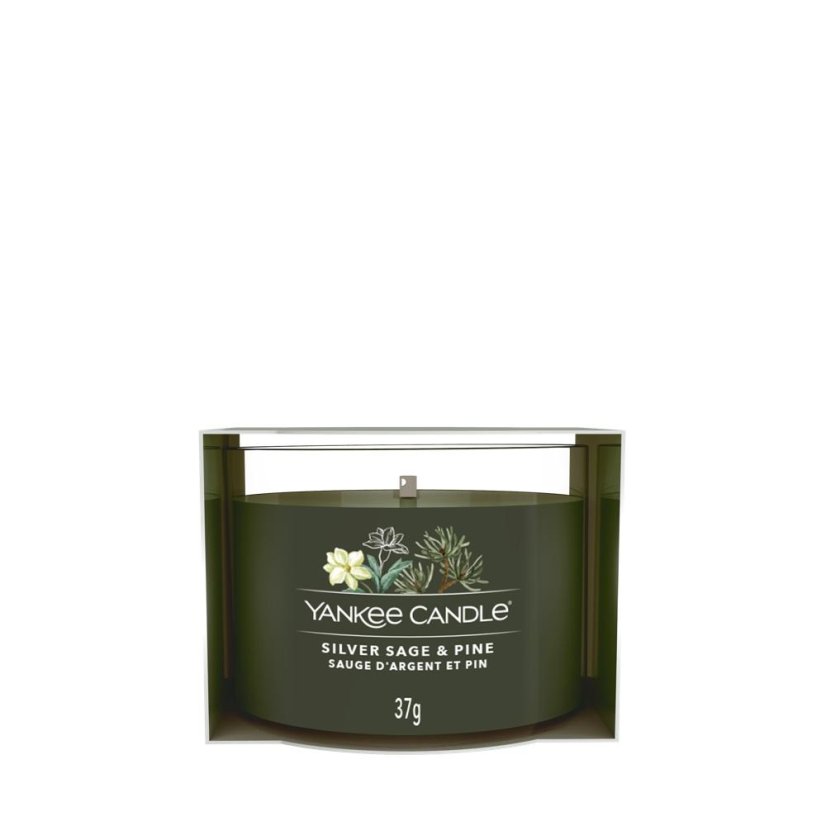 Yankee candle Votivkerze im Glas, Silver Sage & Pine