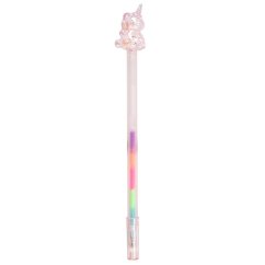 Ylvi Icy Unicorn többszínű töltetű gél toll, rózsaszín
