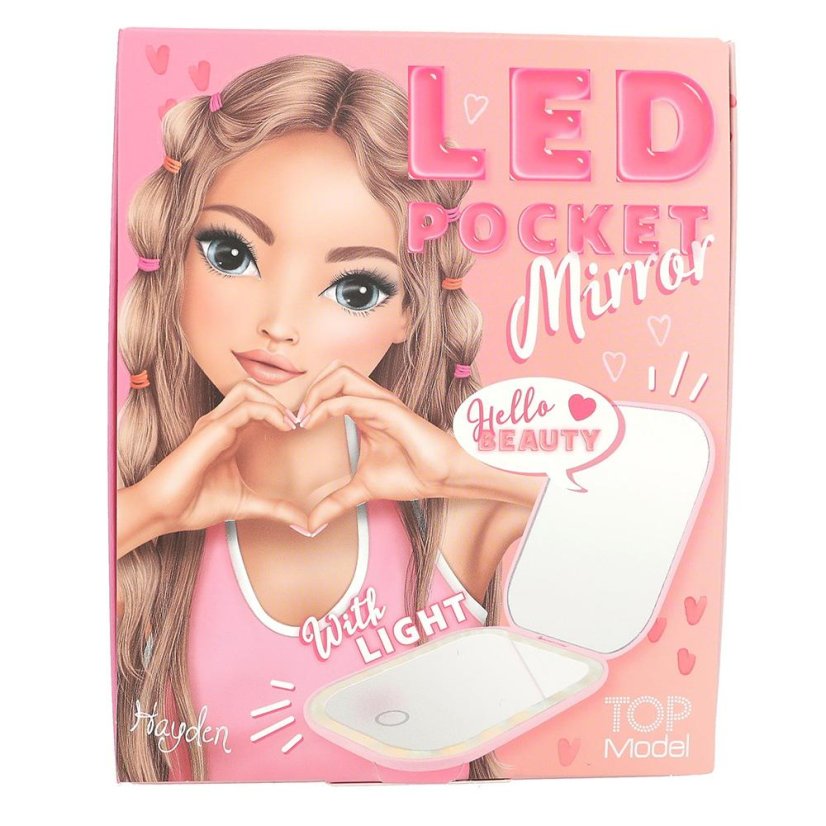 Pocket mirror with LED Top Model Beauty & Me