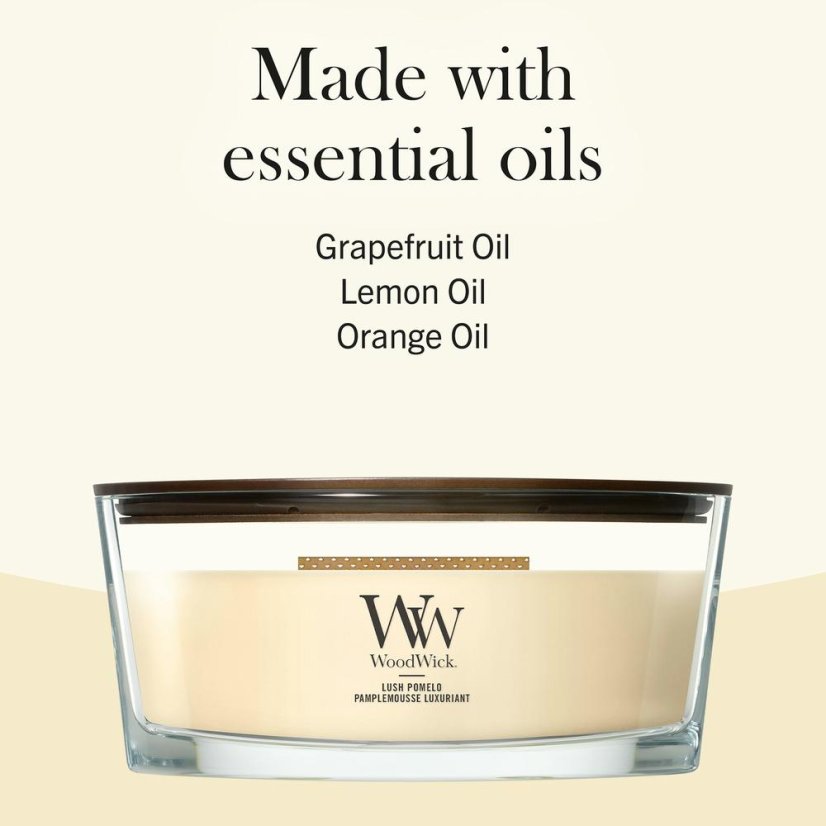 WoodWick Boat Candle, Lush Pomelo