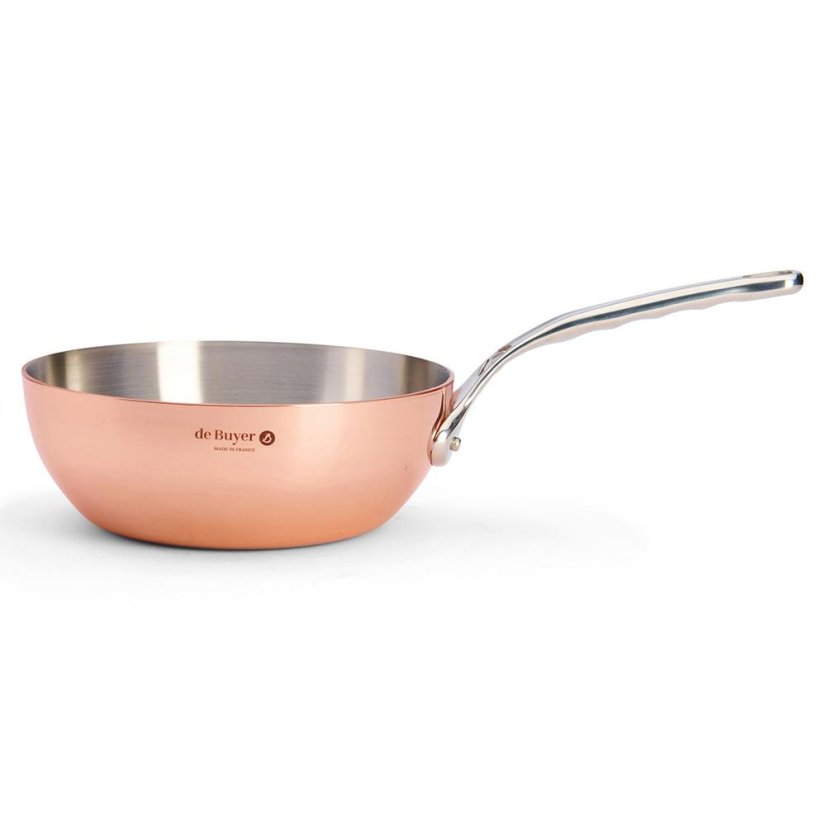 Hlboká medená panvica de Buyer Prima Matera 6236.20, 20 cm