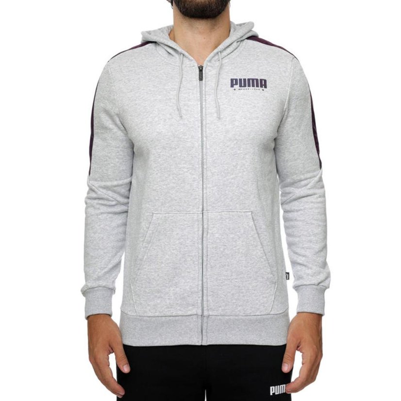 Męska bluza Puma Cyber Full-Zip - Kolor: Czarny, Rozmiar: S