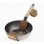 Stahl-Tiefpfanne de Buyer Mineral B Bois 5714.24, 24 cm