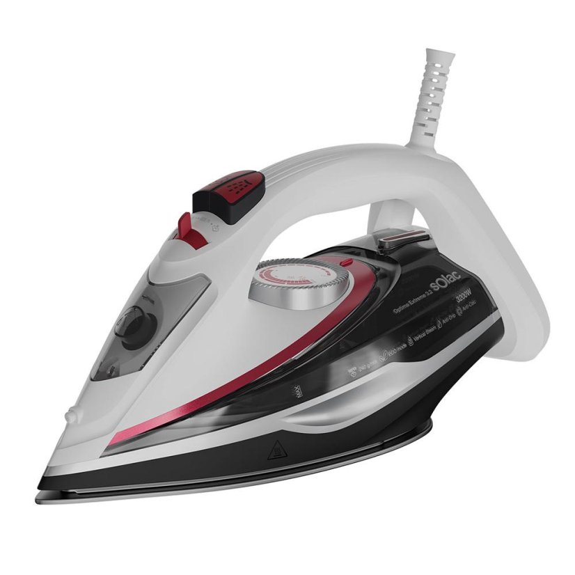 Solac Optima Extreme 3.2 PV2034 steam iron, white and black