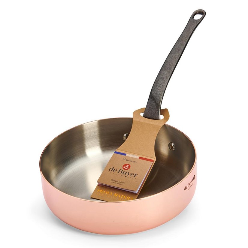 Kupferpfanne zum Sautieren de Buyer Prima Matera 6330.24, 24 cm
