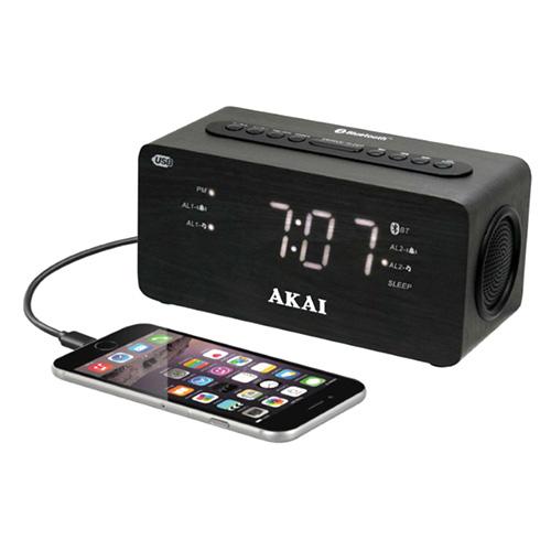 AKAI ACR-2993 čierny rádiový budík