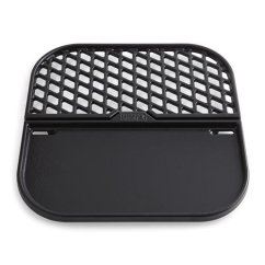 Weber grill grate with plancha