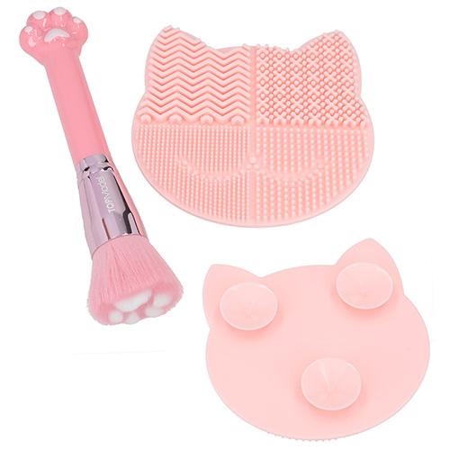 Makeup brush and cleansing pad Top Model Sasha