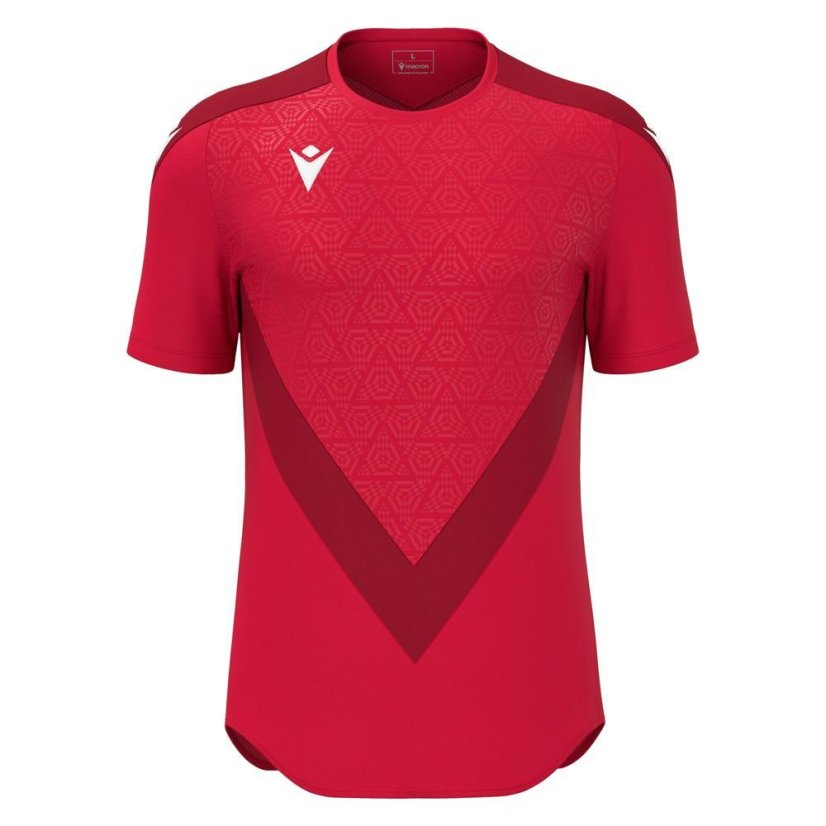 Macron Wisp Jersey - Color: Red, Size: S