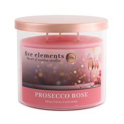 Svíčka Five Elements Prosecco Rose