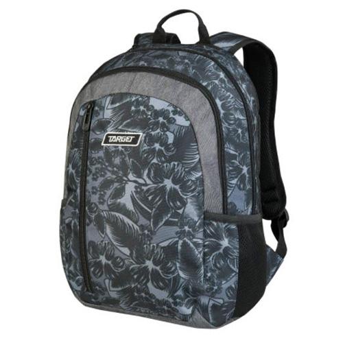 Target Icon Grey Flowers Student Backpack 26798