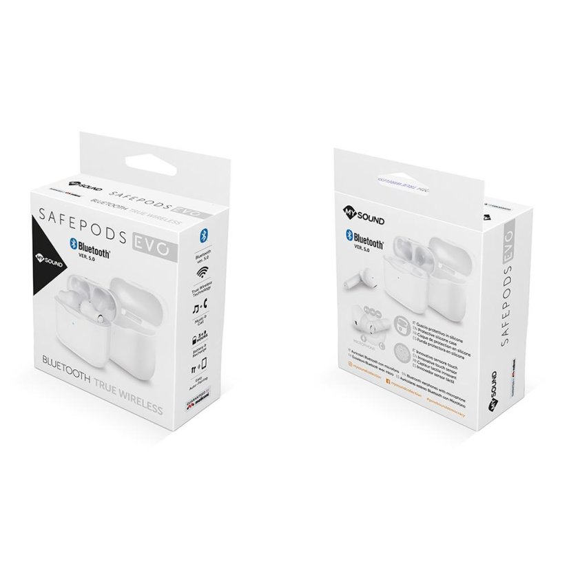Meliconi SAFE PODS EVO497415 wireless headphones, white