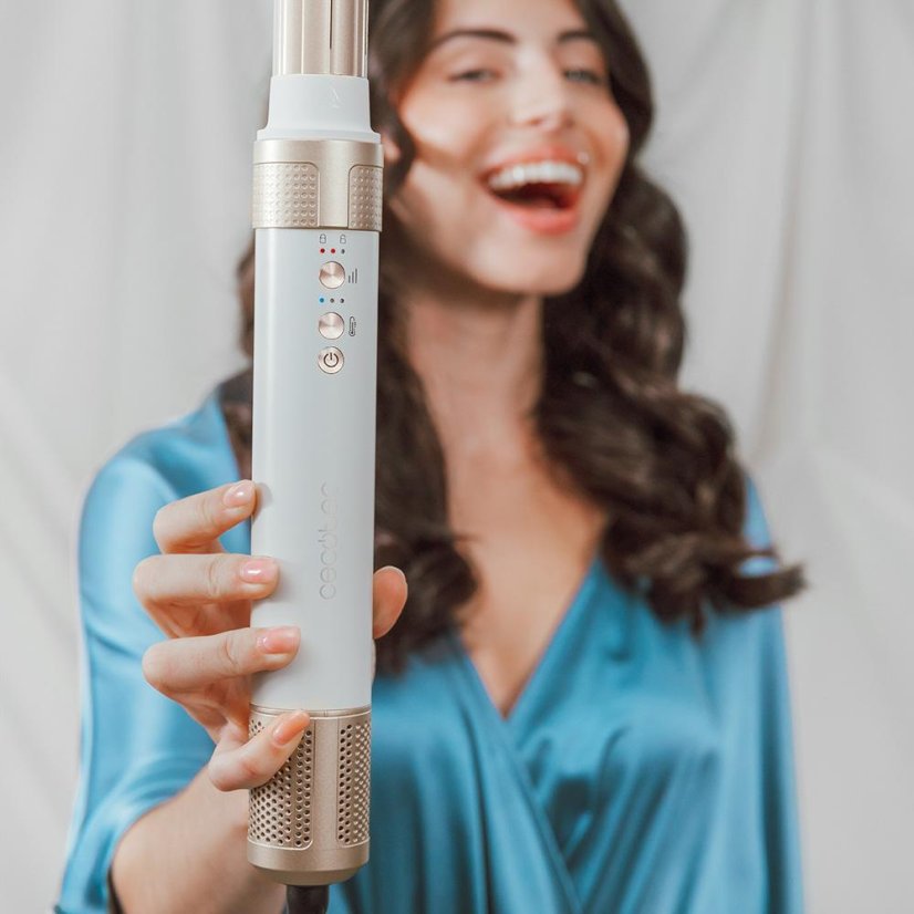 Lockenstab Cecotec CermicCare AirGlam Lockenstab 14in1 Champagne 0252