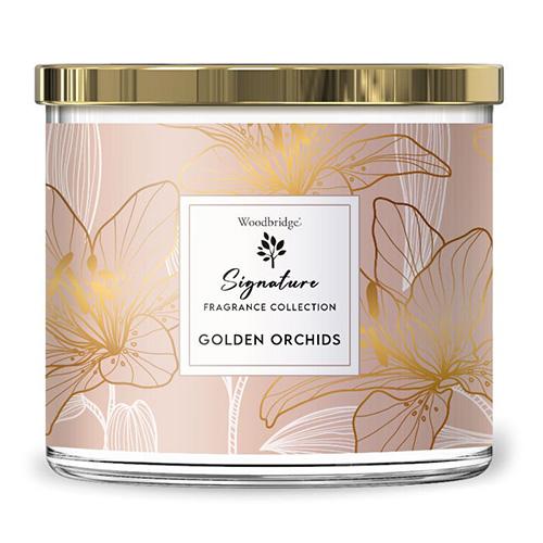 Świeca Woodbridge Signature, Golden Orchids