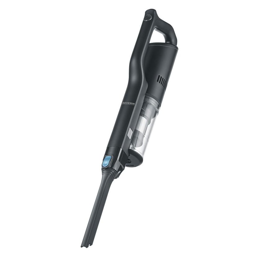 Severin S'Power Slim HV 7151 stick vacuum cleaner, black and blue