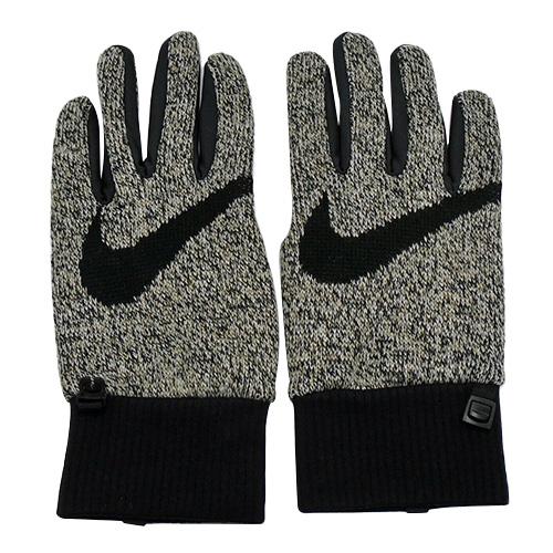 Nike Dri-FIT Running Gloves - Color: Gray, Size: L/XL