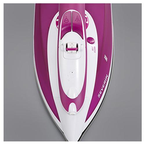 Severin BA 3243 steam iron, white and pink