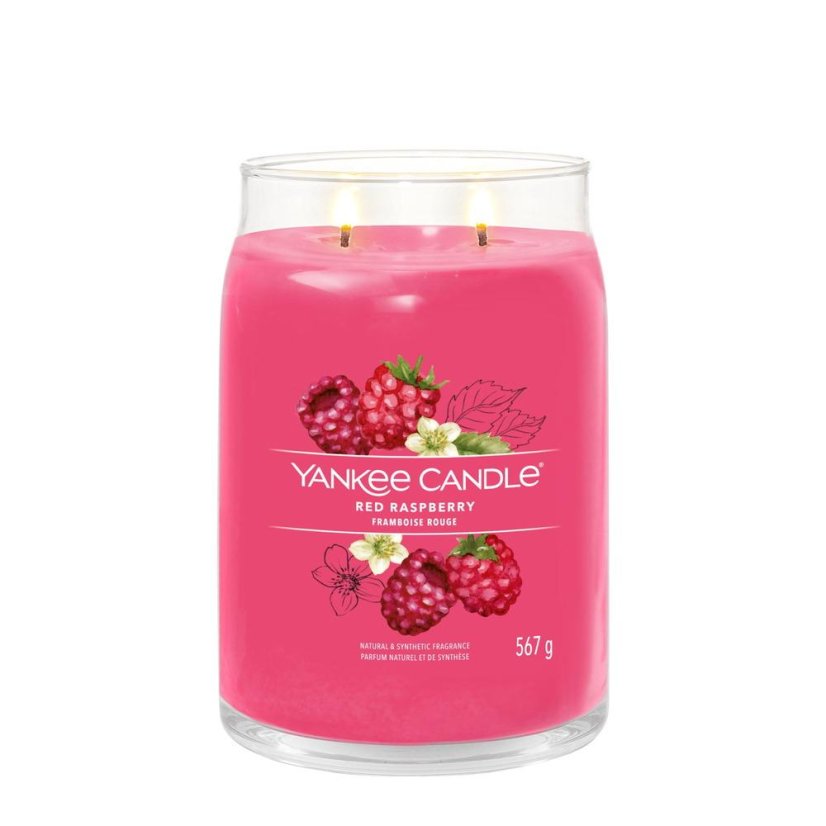 Yankee candle Signature Kerze, groß, Red Raspberry