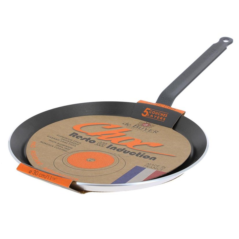 Antihaft-Pfannkuchenpfanne de Buyer Choc Resto Induction 8485.26, 26 cm