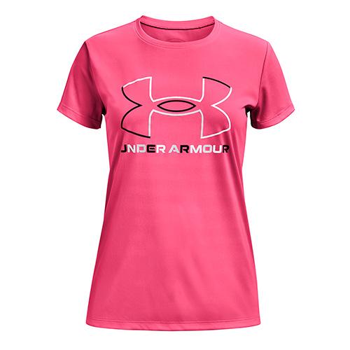 Under Armour Tech BL Solid Body SS Girls' T-Shirt - Color: Black, Size: S