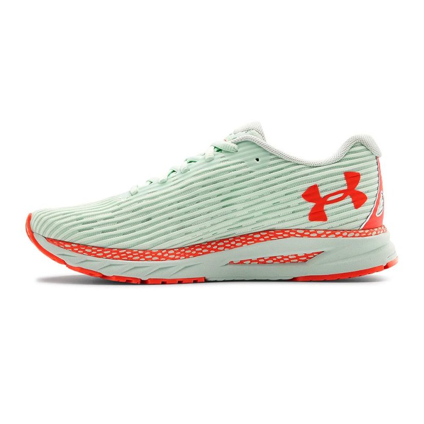 Laufschuhe Under Armour Hovr Velociti 3 W - Farbe: Orange/Grün, Größe: 37.5