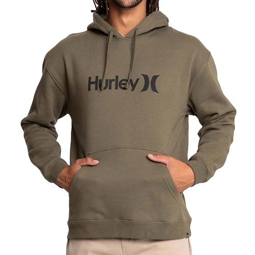 Męska bluza Hurley OAO Solid Core - Kolor: Zielony, Rozmiar: L
