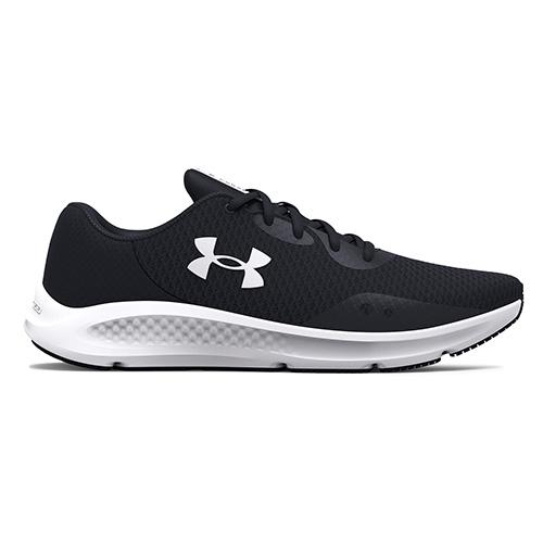 Women's Under Armour UA W Charged Pursuit 3 Black Shoes - Color: Black, Size: 42