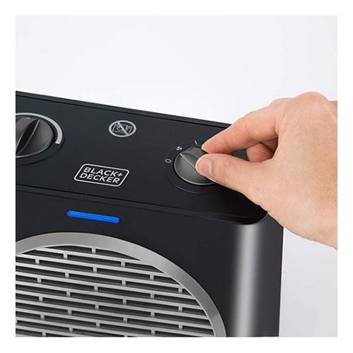 Black+Decker BXSH2003E Black Fan Heater