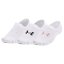 Unisexové ponožky Under Armour UA Essential Ultra LowTab - Barva: Bílá, Velikost: L