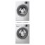 Universal spacer between washing machine and dryer with wooden shelf Meliconi Torre Green+, 656129 white