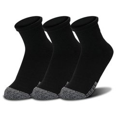 UA Heatgear Quarter 3pk-BLK