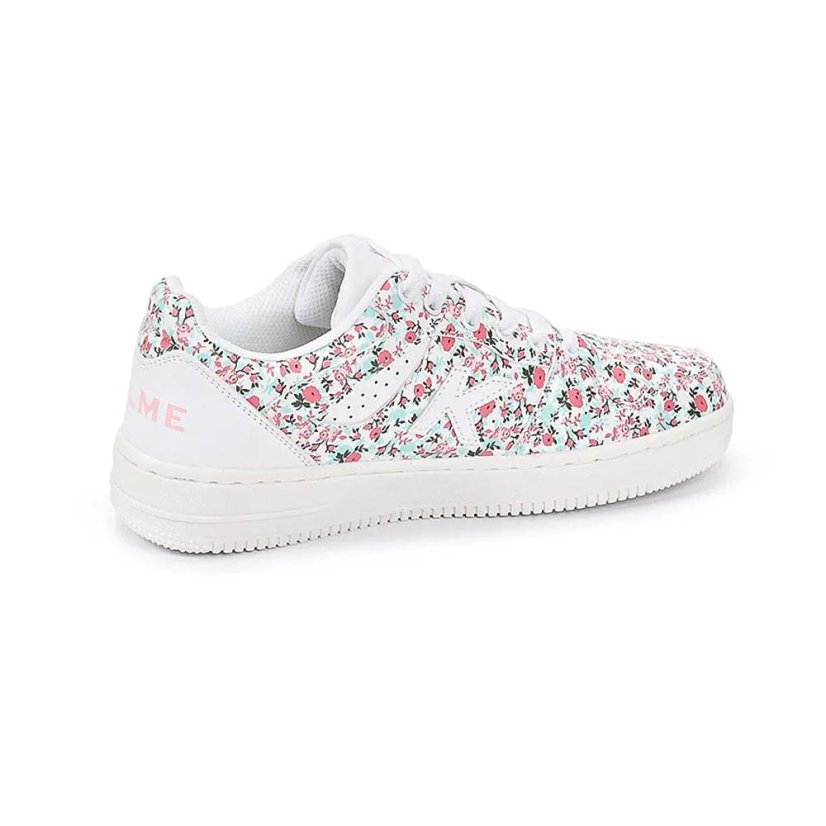 Damenschuhe Kelme Retrobasket Flowers - Farbe: Weiß, Größe: 35