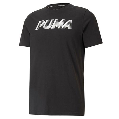 Pánske tričko Puma Modern Sports Logo Tee - Farba: Čierna, Veľkosť: M
