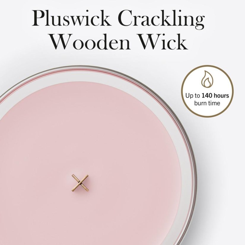 WoodWick-Kerze, groß, Rose Blush