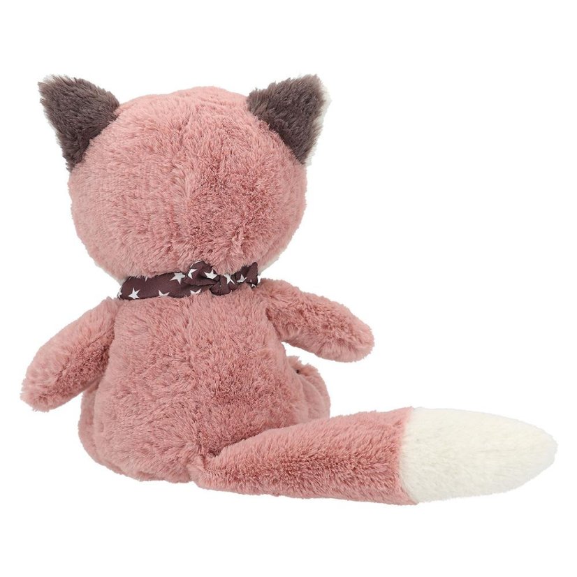 Snukis Foxie Plush Fox – 18 cm, pink and white
