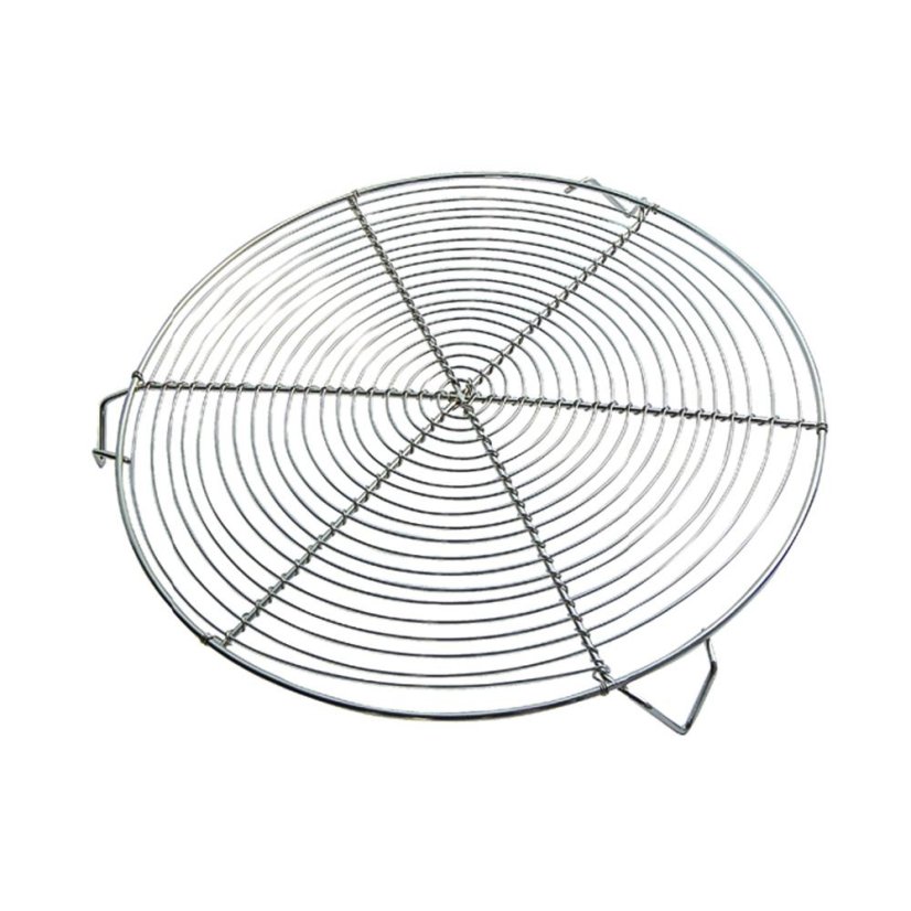 Nierdzewna okrągła kratka de Buyer 0237.32, 32 cm