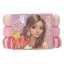 Set of three wide Top Model hair ties, pink shades