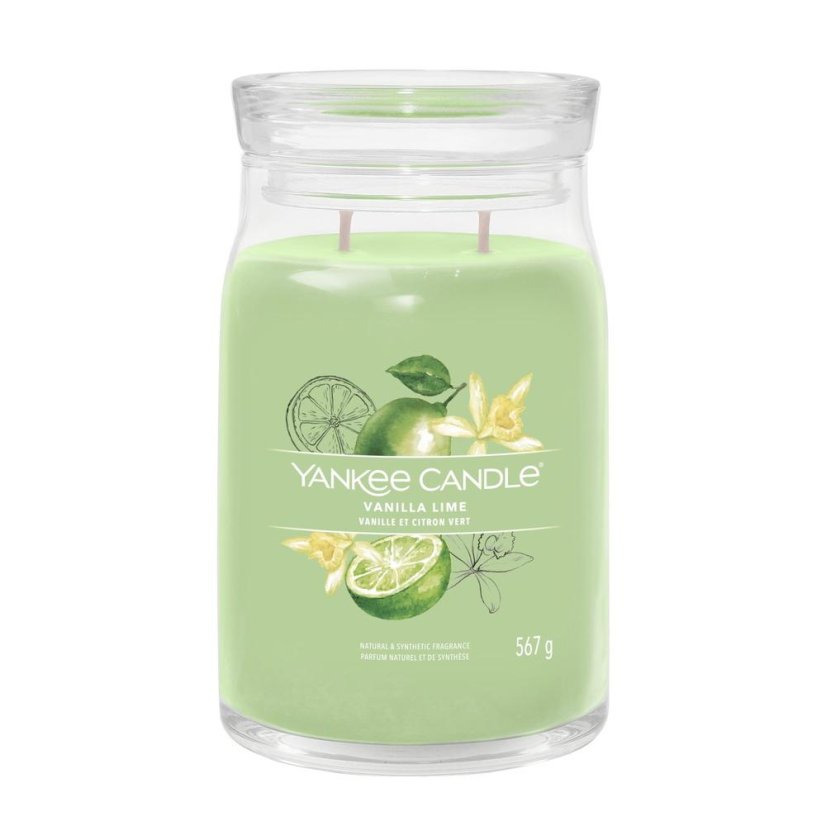 Yankee candle Signature Kerze groß, Vanilla Lime