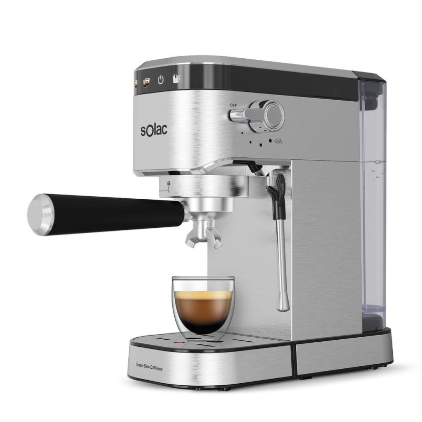 Pákový kávovar Solac CE4525 Taste Slim D20 INOX