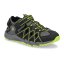 Merrell Hydro Quench Grey/Black/Lime gyermekcipő - Szín: Szürke/zöld, Méret: 31
