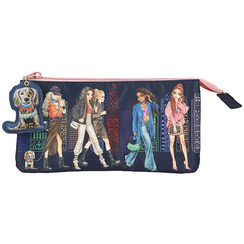 Kosmetiktasche Top Model City Girls blau