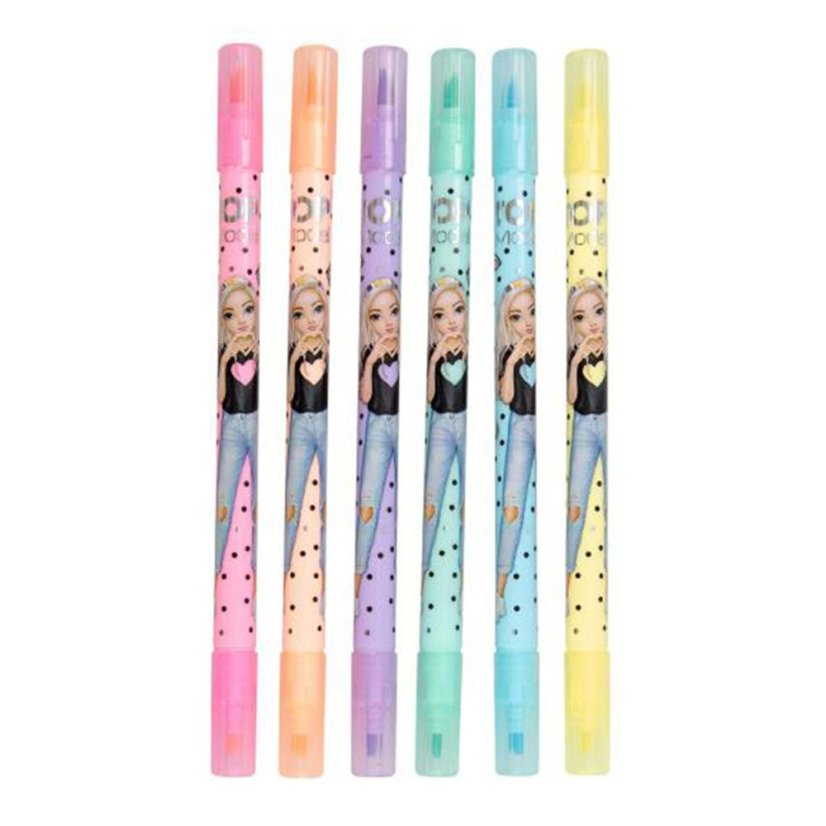 Sada obojstranných pastelových fixiek Top model