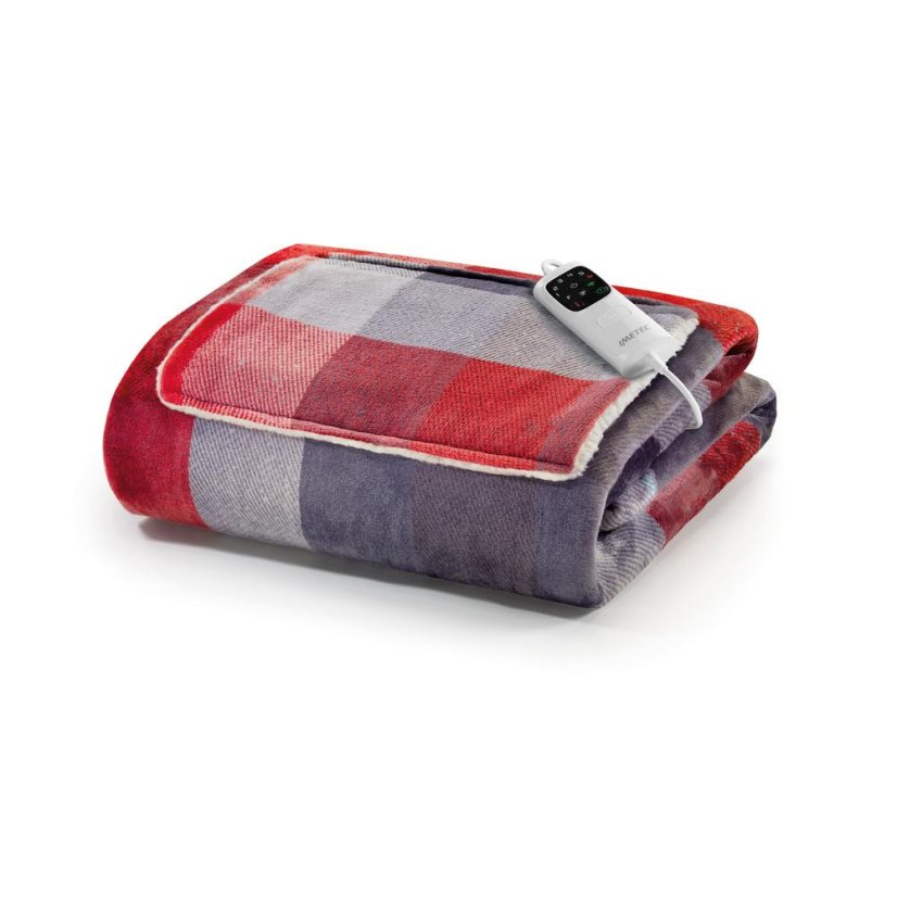 Heizdecke Imetec Adapto Tartan 16777 rot