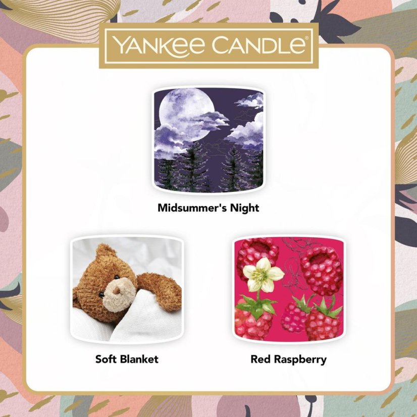 Yankee candle gyertyák ajándék szettje, 3 x 37 g