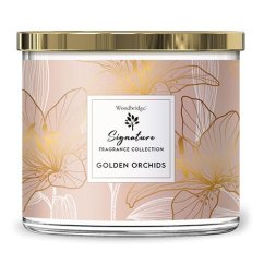 Svíčka Woodbridge Signature, Golden Orchids