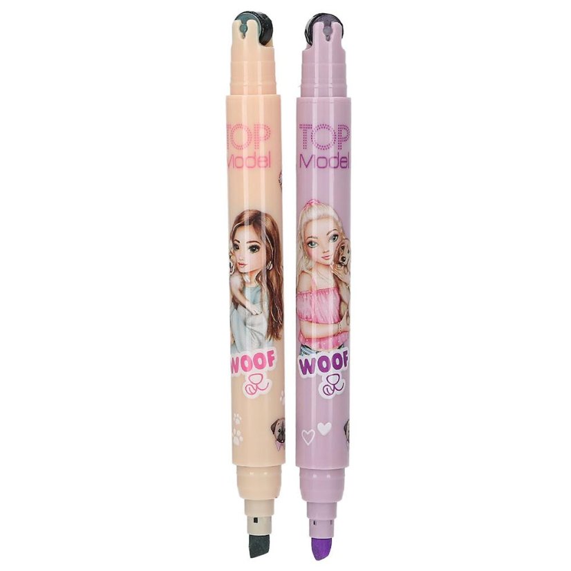 Textmarker und Stempelroller 2in1 Top Model Hayden