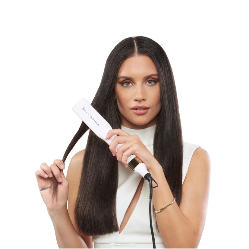 Bellissima STEAMELIXIR 11808 white and gold hair straightener