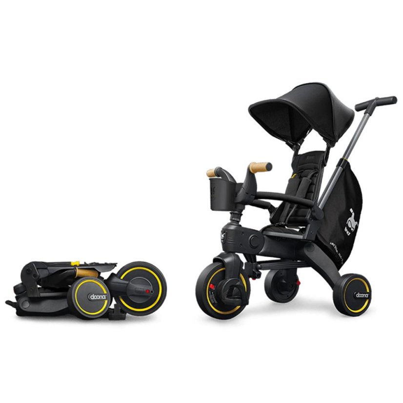 Skladací trojkolka Liki Trike S5 Doona Nitro Black